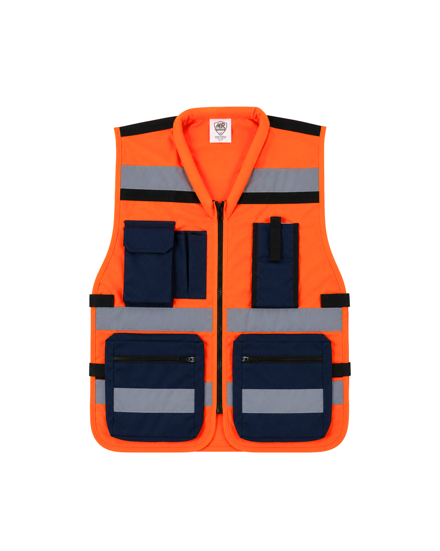 Chaleco Tipo Reportero Europeo Naranja SR1057