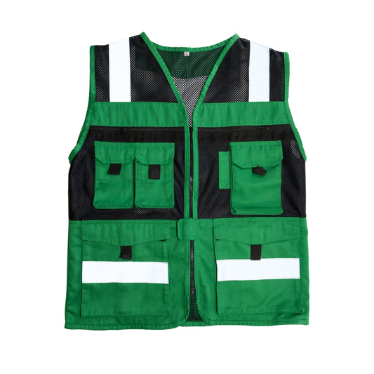 Chaleco Gabardina Tipo Cazador Verde