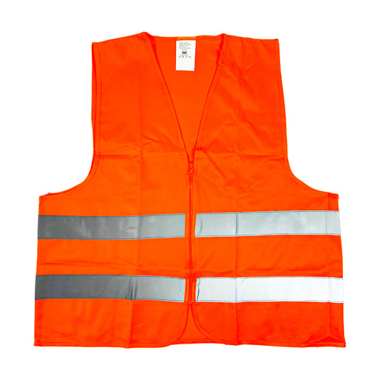 Chaleco Poliéster Modelo Clase 2 tipo Sport color Anaranjado Neón
