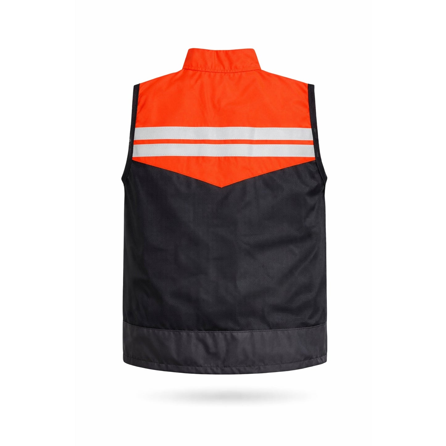 Chaleco Jersey Reflectante Engineer color Negro-Naranja