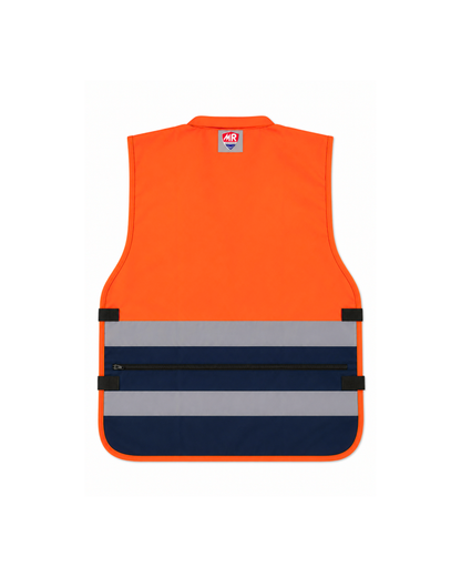 Chaleco Tipo Reportero Europeo Naranja SR1057
