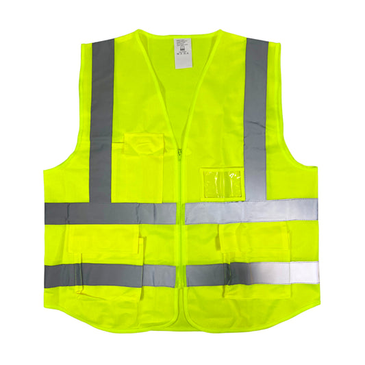 Chaleco Poliéster Modelo Clase 4 color Amarillo Neón