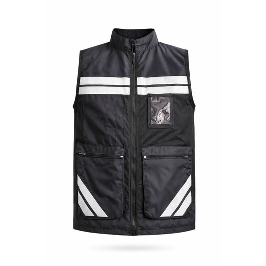 Chaleco Jersey Reflectante Engineer color Negro-Azul Marino