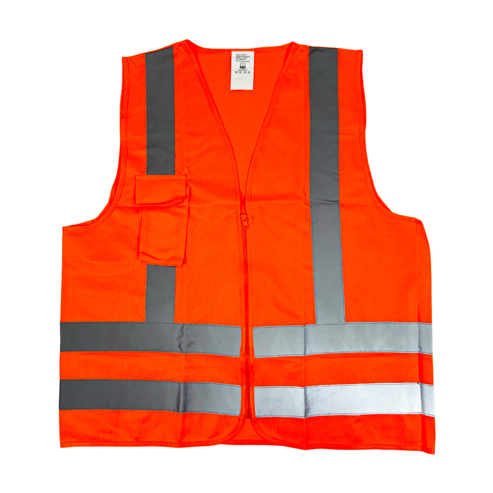 Chaleco Poliéster Modelo Clase 3 color Anaranjado Neón