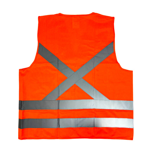 Chaleco Poliéster Modelo Clase 3 color Anaranjado Neón