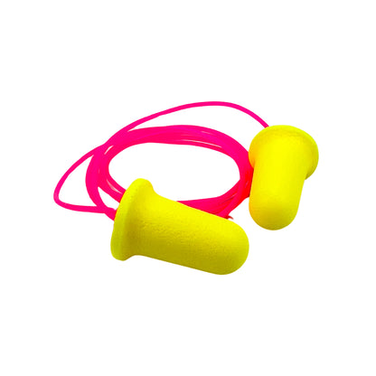 Tapón auditivo desechable de Espuma NRR 33 dB con cordón