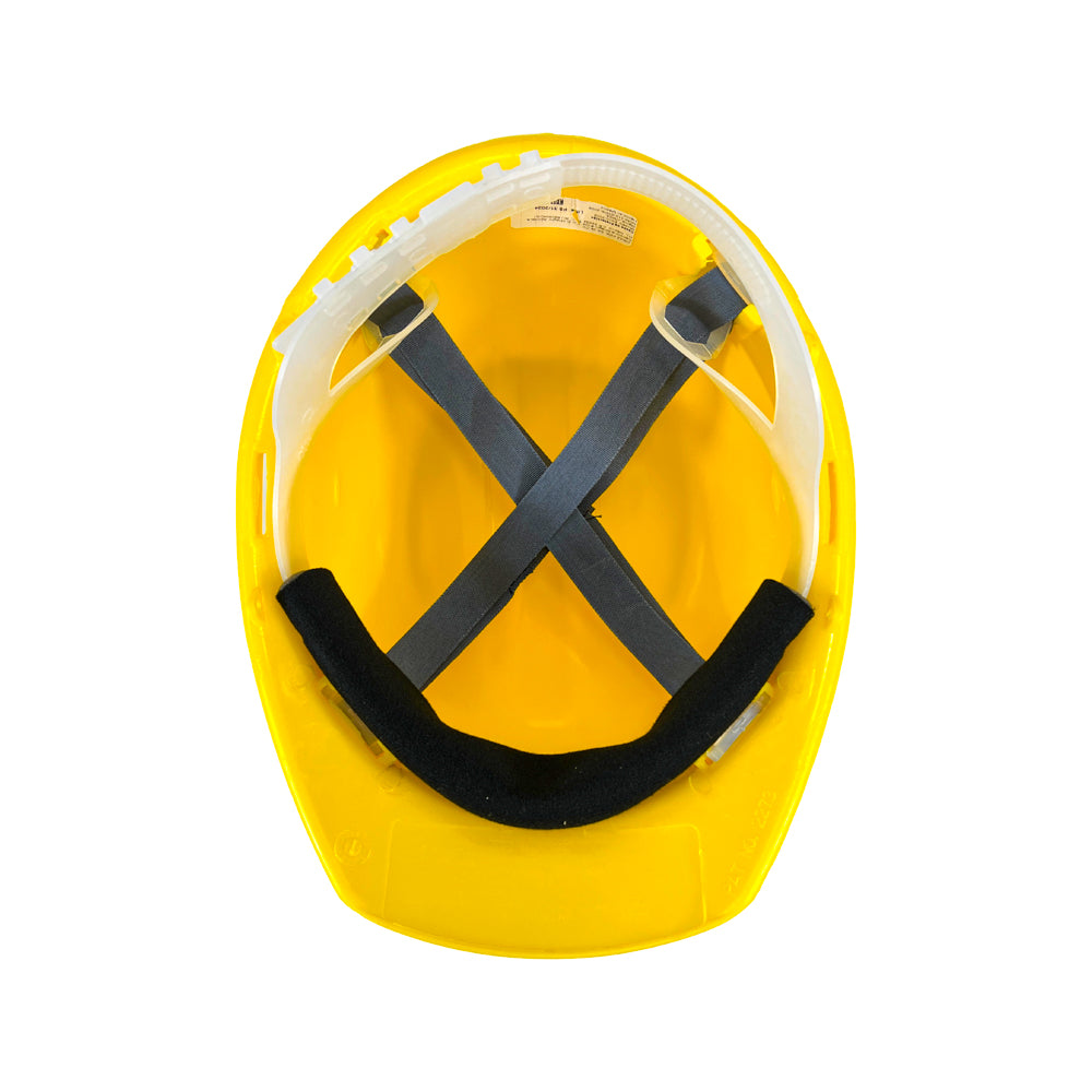 Casco Cachucha ajuste Intervalos Amarillo