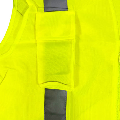 Chaleco Poliéster Modelo Clase 3 color Amarillo Neón