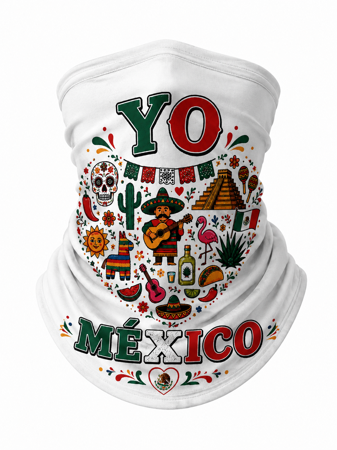 Buff con Diseño Yo Amo México