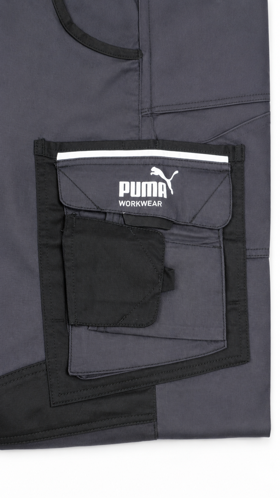 Pantalón PumaWorkPrecision Múltiples Bolsillos Color Gris