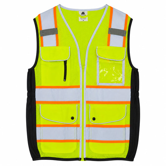 Chaleco de Seguridad Amarillo Tipo 2 Alta Visibilidad Maxsafety Modelo Fenix