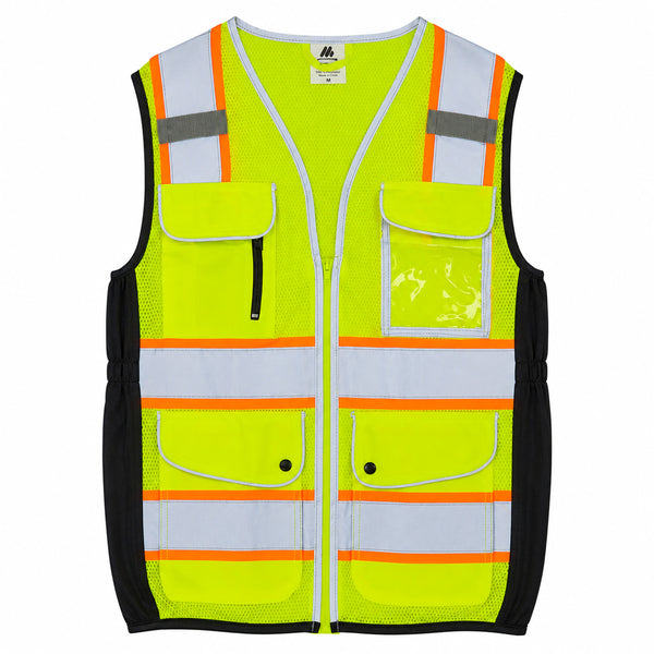 Chaleco de Seguridad Amarillo Tipo 2 Alta Visibilidad Maxsafety Modelo Fenix