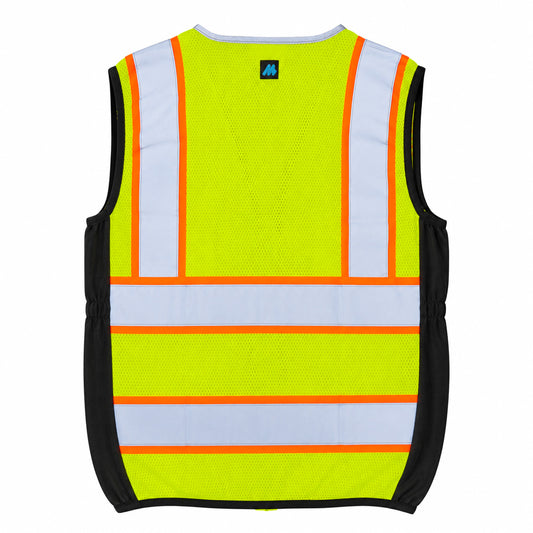 Chaleco de Seguridad Amarillo Tipo 2 Alta Visibilidad Maxsafety Modelo Fenix