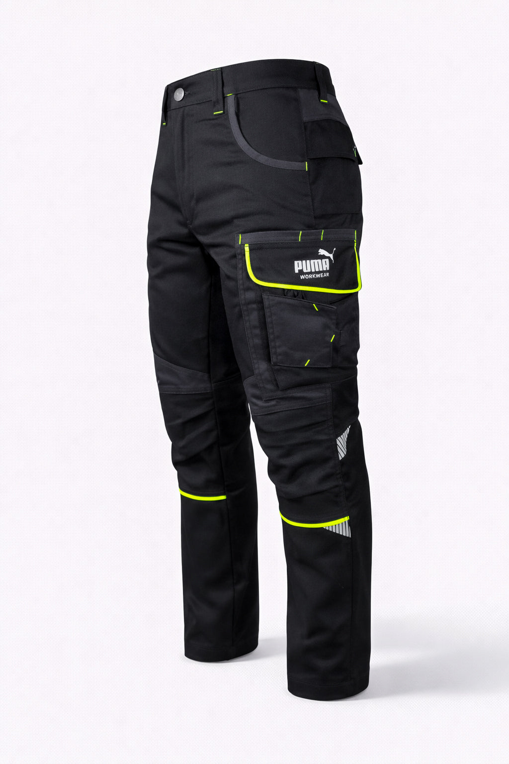 Pantalón Puma Work Precision Múltiples Bolsillos Color Negro