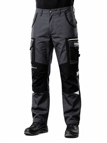 Pantalón PumaWorkPrecision Múltiples Bolsillos Color Gris