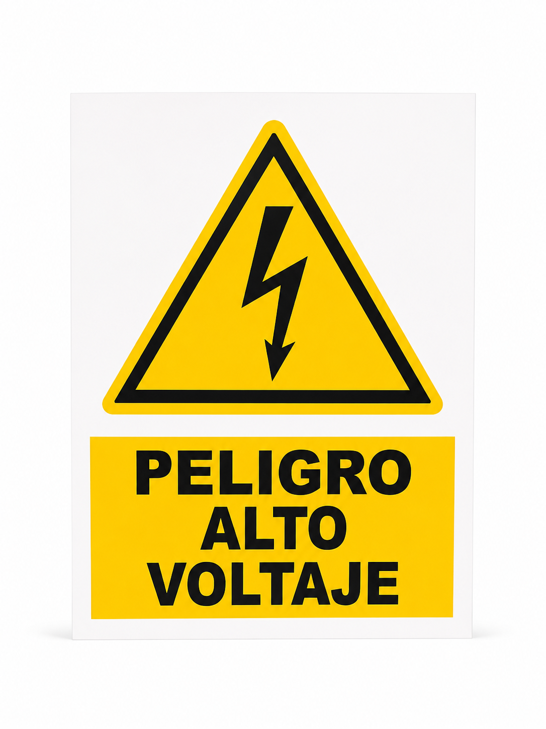 Señalamiento Peligro Alto Voltaje
