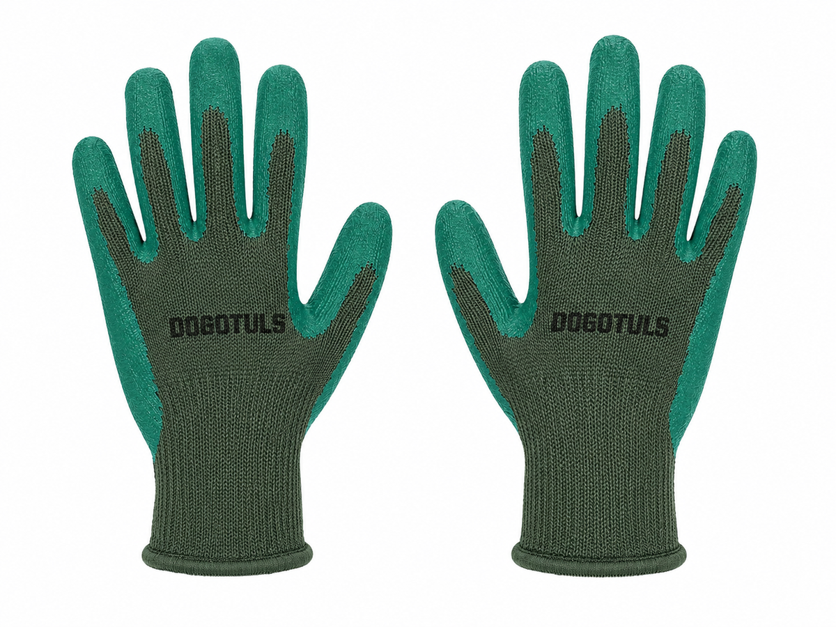 Guante Antivibración con latex Verde