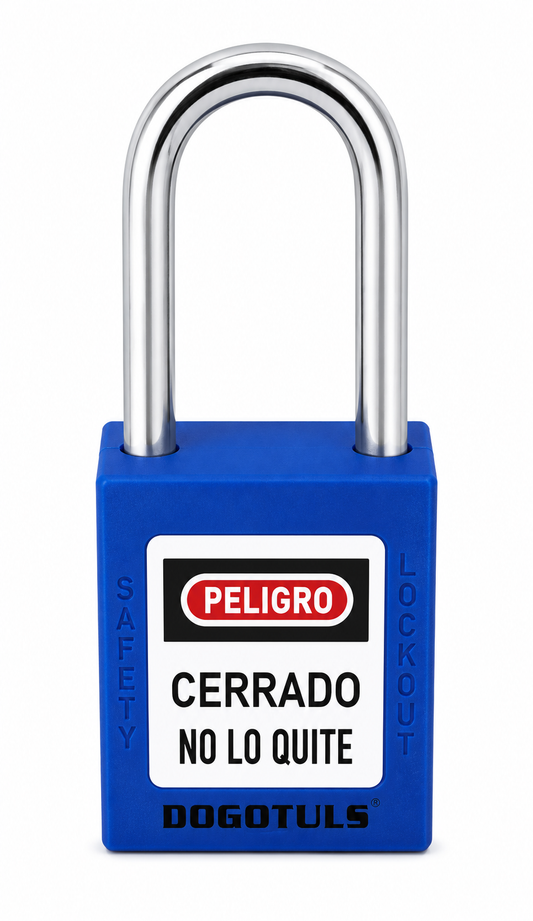 CANDADO BLOQUEO AZUL RL9012