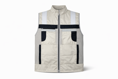 Chaleco De Seguridad Reflejante Jersey Gris