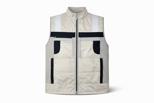Chaleco De Seguridad Reflejante Jersey Gris