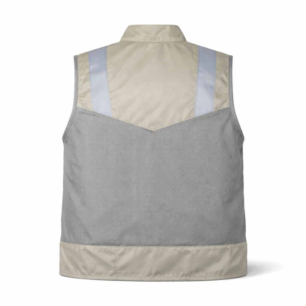 Chaleco De Seguridad Reflejante Jersey Gris