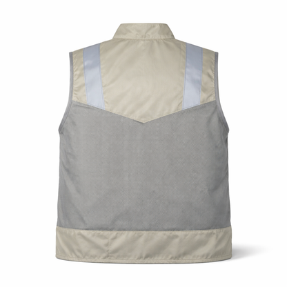 Chaleco De Seguridad Reflejante Jersey Gris