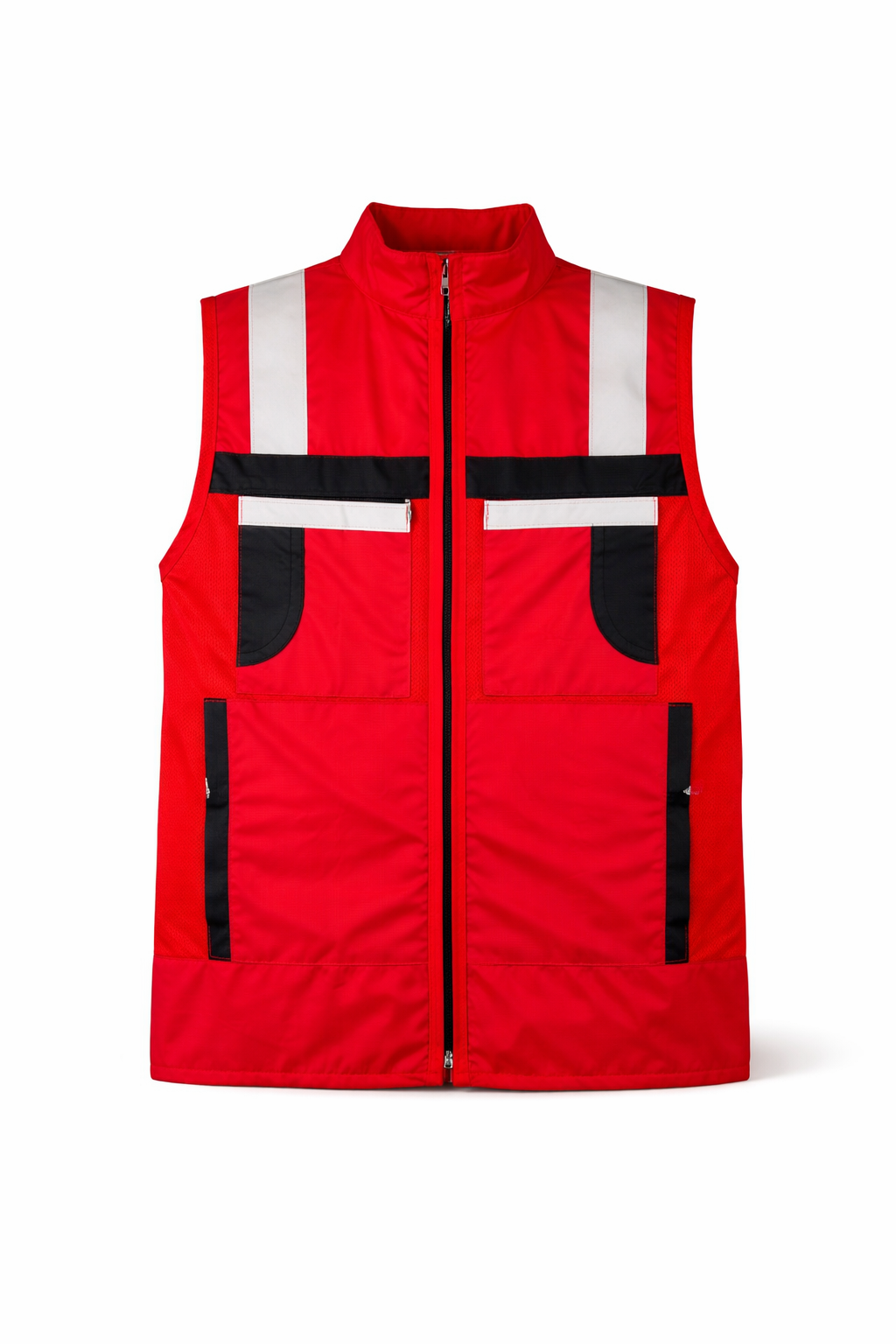 Chaleco De Seguridad Reflejante Jersey Rojo