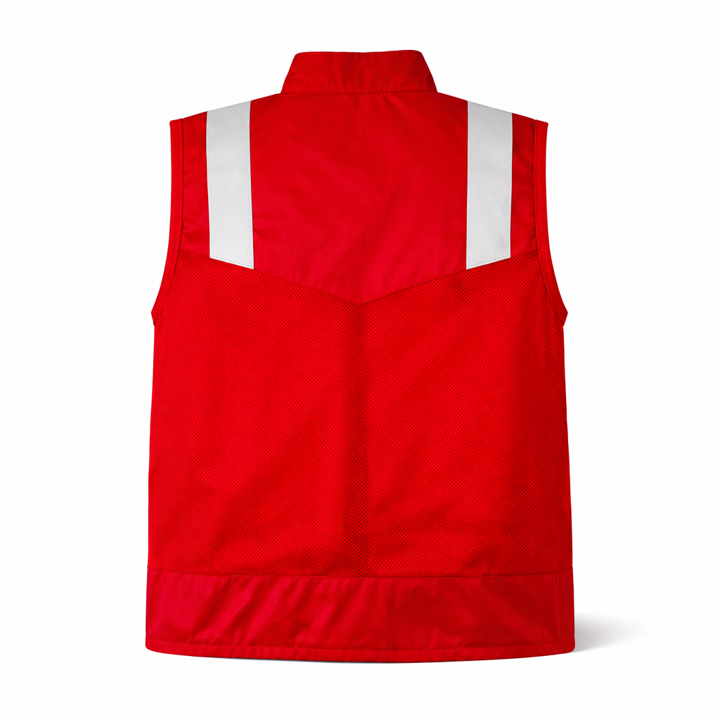 Chaleco De Seguridad Reflejante Jersey Rojo
