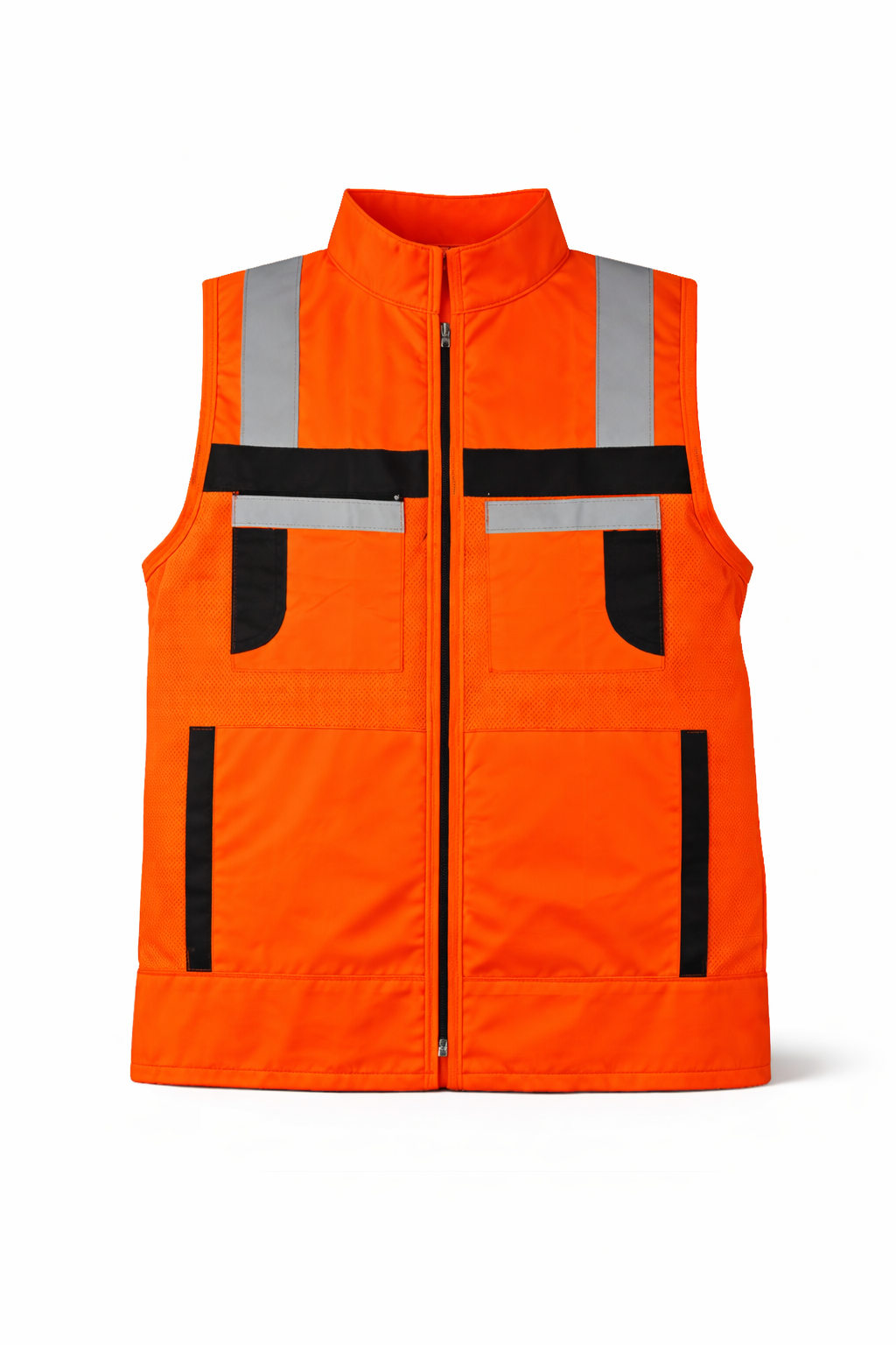 Chaleco De Seguridad Reflejante Jersey Naranja