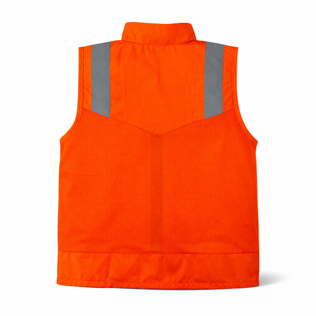 Chaleco De Seguridad Reflejante Jersey Naranja