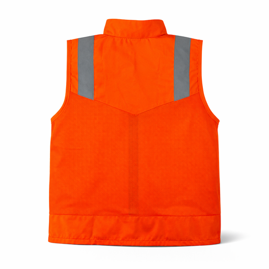 Chaleco De Seguridad Reflejante Jersey Naranja