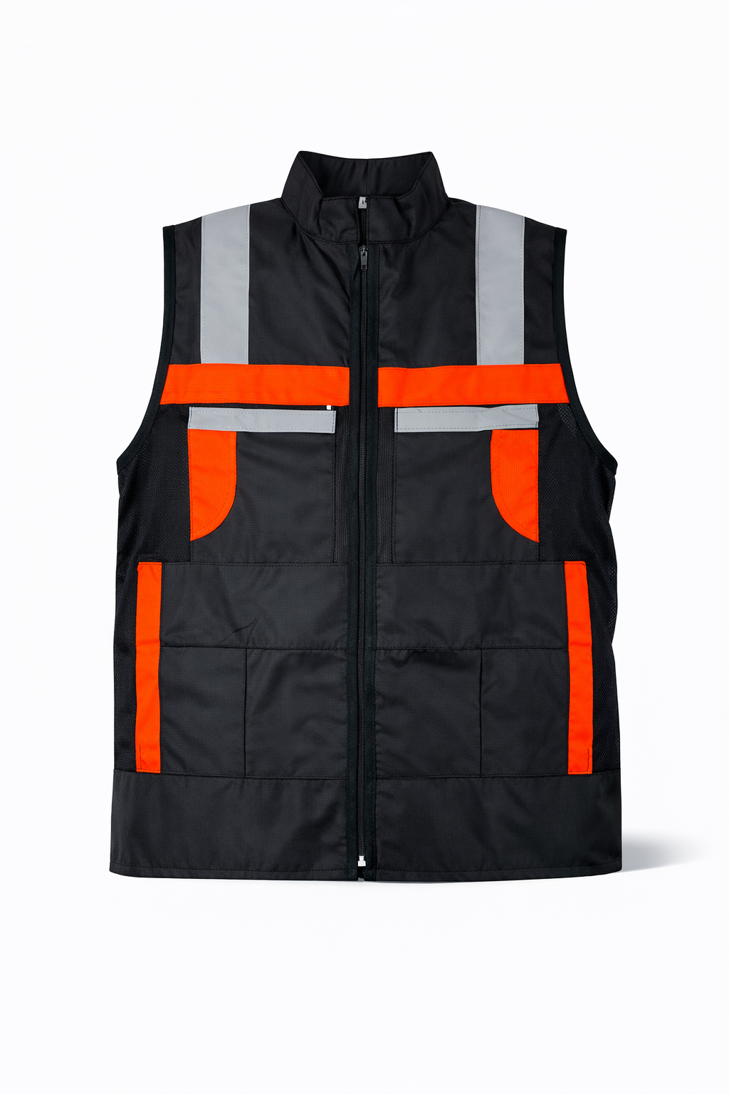 Chaleco De Seguridad Reflejante Jersey Negro