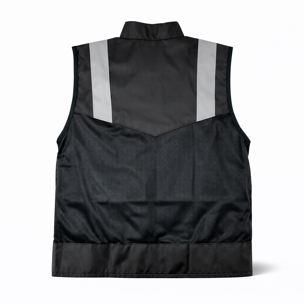 Chaleco De Seguridad Reflejante Jersey Negro