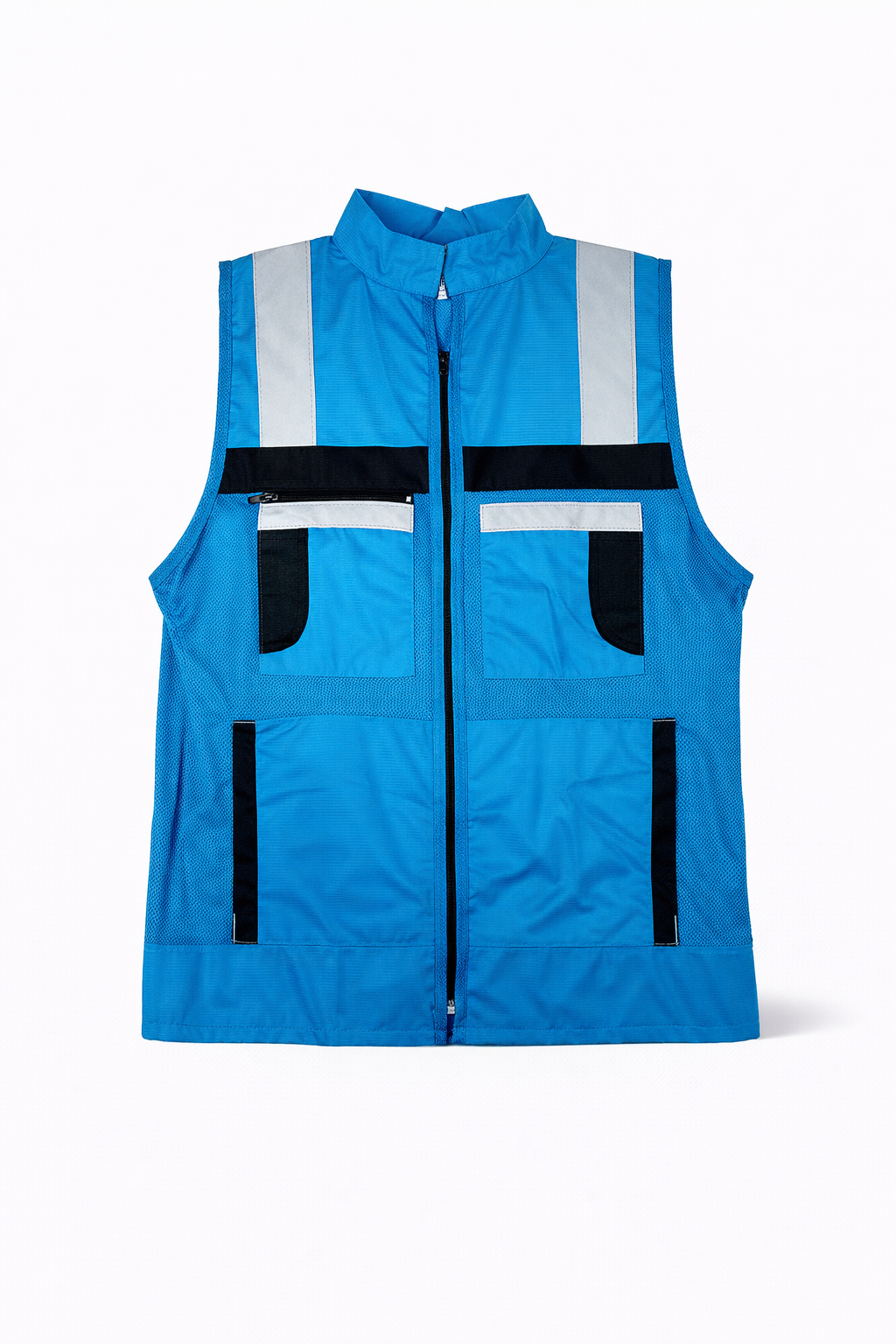 Chaleco De Seguridad Reflejante Jersey Celeste