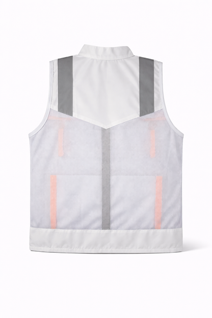 Chaleco De Seguridad Reflejante Jersey Blanco