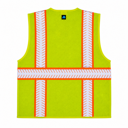 Chaleco de Seguridad Amarillo Tipo 2 Alta Visibilidad Maxsafety Modelo Urban