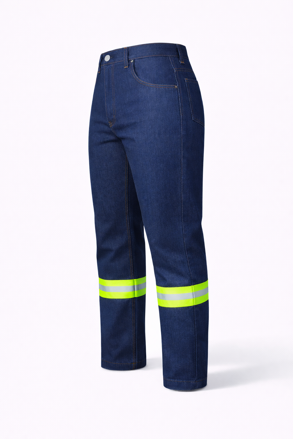 Pantalon de Mezclilla con Reflejante para Hombre