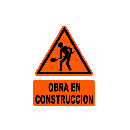 Señalamiento Obra en Construcción