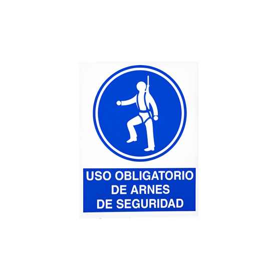 Señalamiento Uso Obligatorio de Arnes