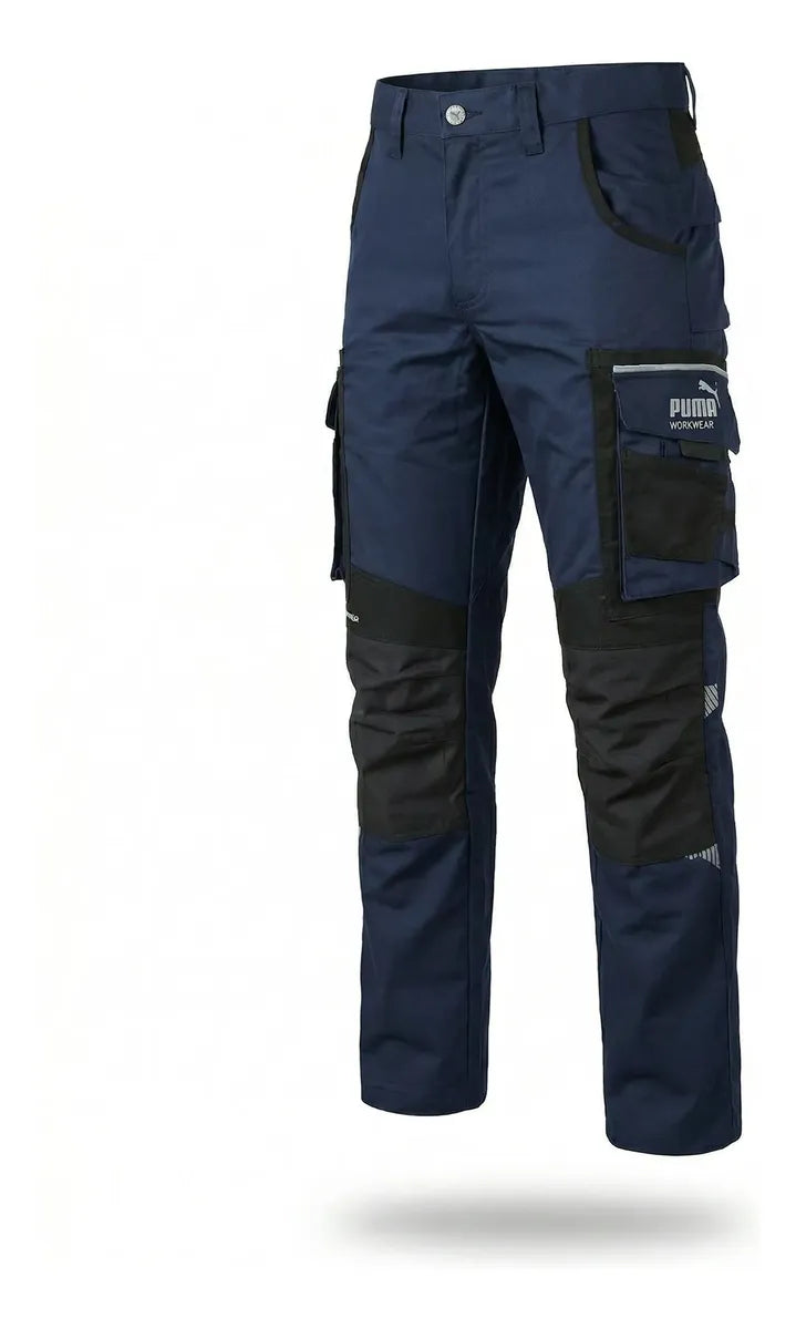 Pantalón PumaWork Precision Múltiples Bolsillos Color Azul Marino