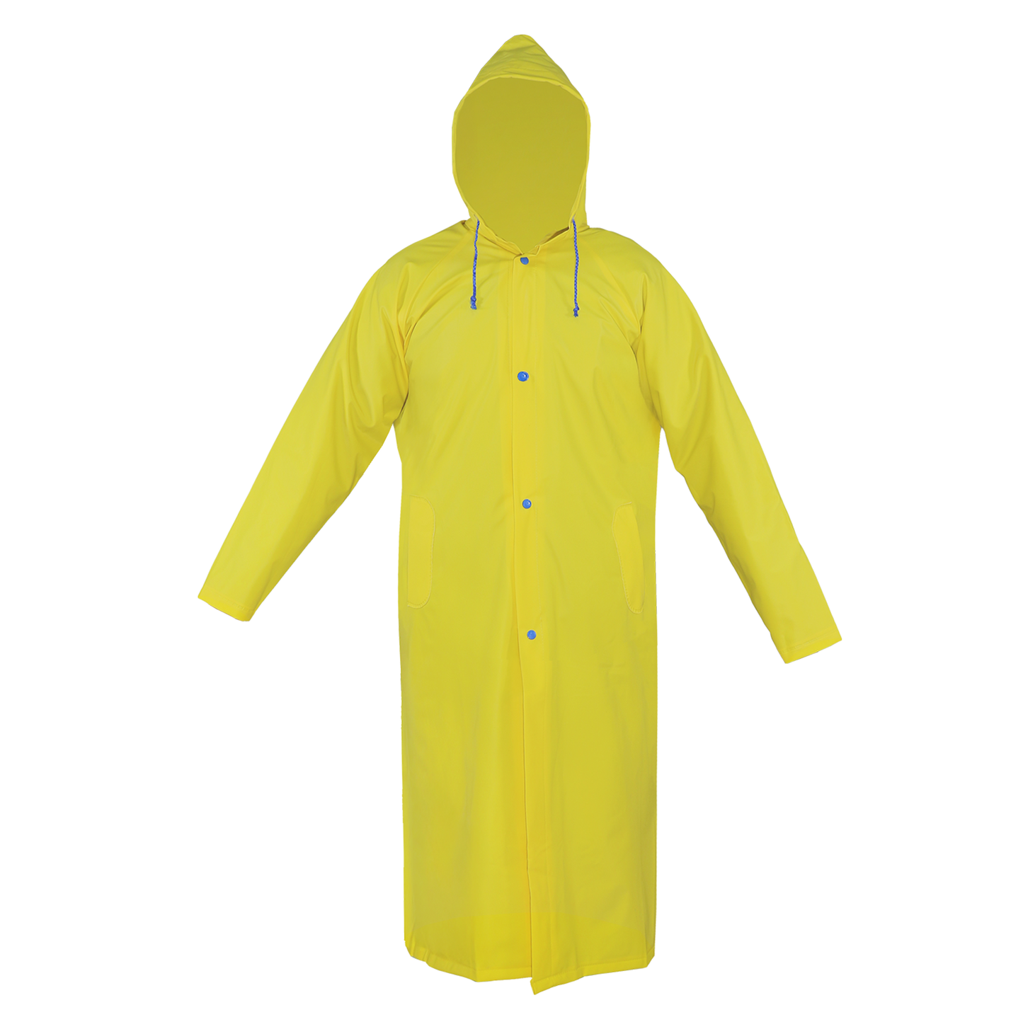 Impermeable Ligera Larga Amarilla JYRSA Tipo Gabardina