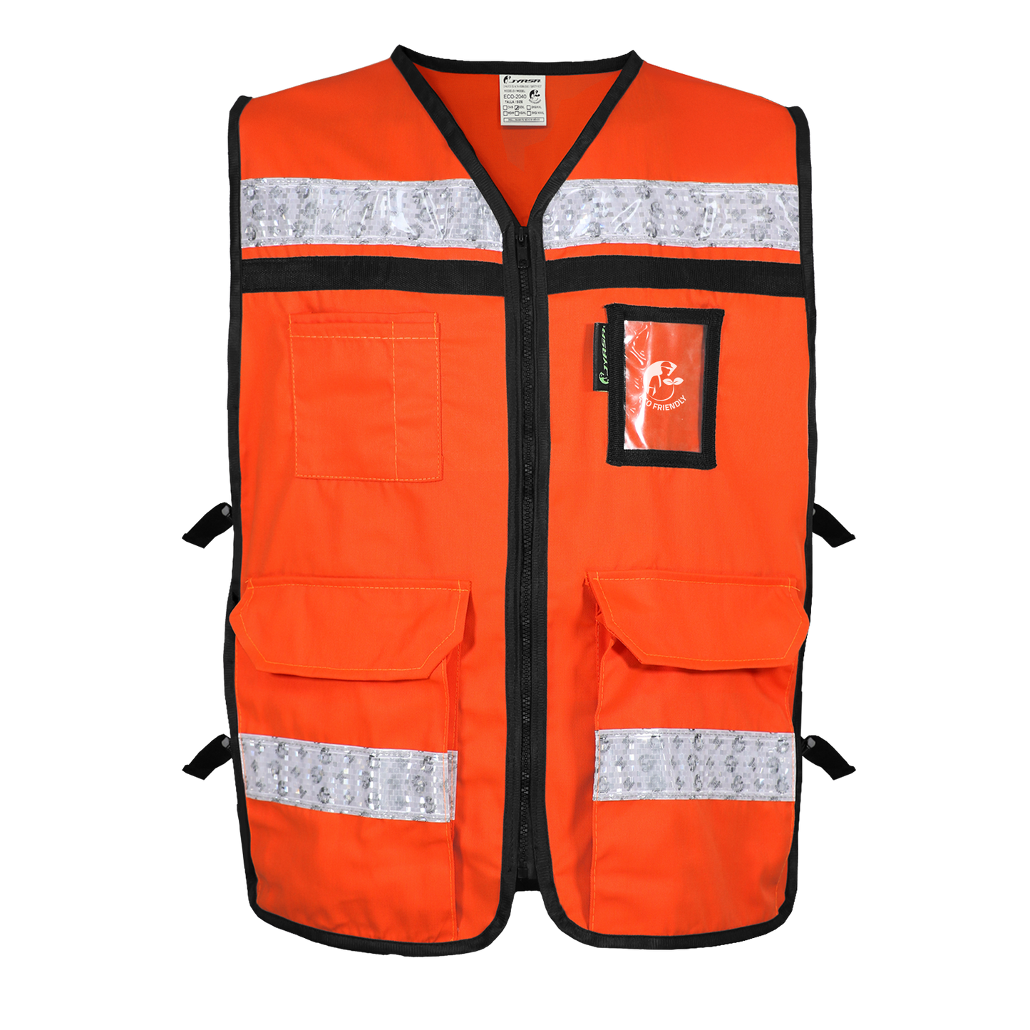 Chaleco de rescatista ligero ECO-2040CR Naranja