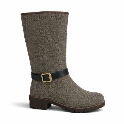 Bota De Lluvia Para Dama ULAN Color Cafe