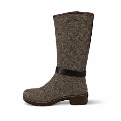 Bota De Lluvia Para Dama ULAN Color Cafe