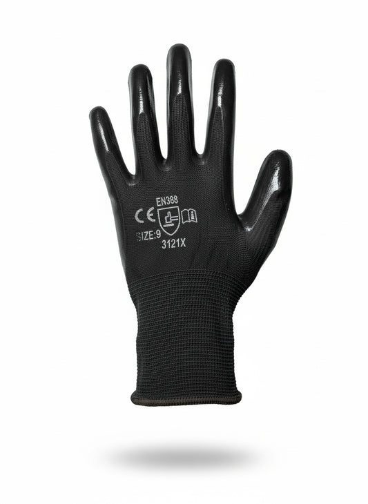 Guante Nylon 12 Pares Nitrilo Recubiertos (Guantes de Seguridad)