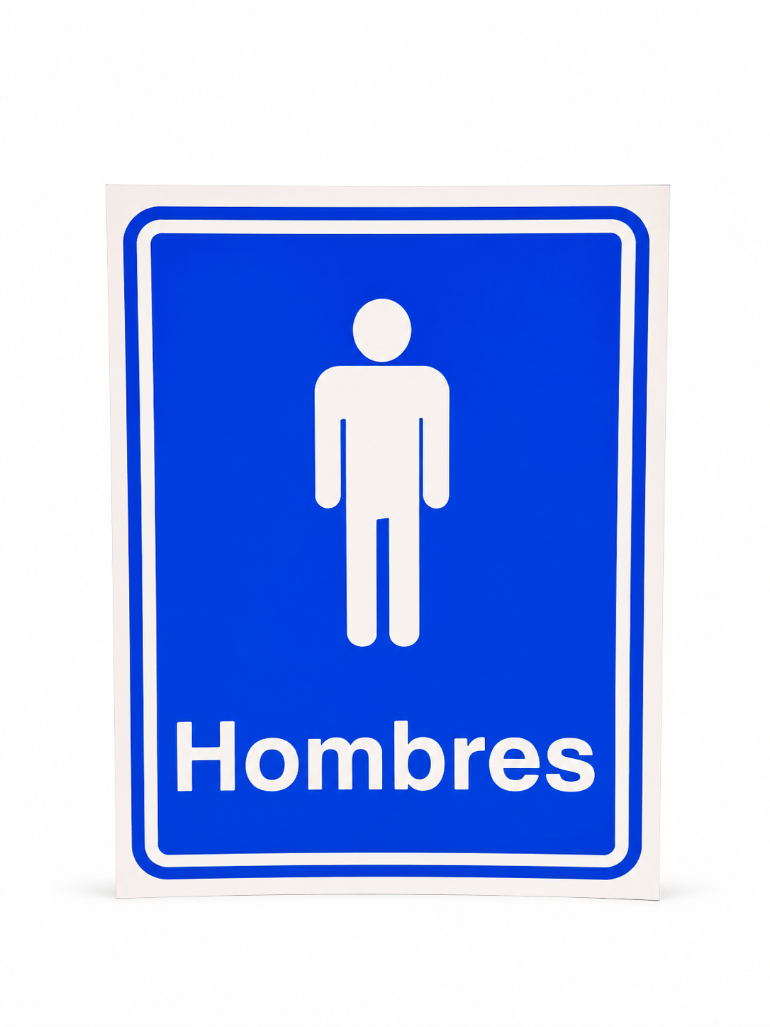 Señalamiento de Baño Hombres