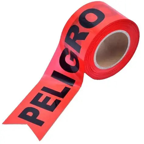 Cinta de Delimitacion Roja "PELIGRO"