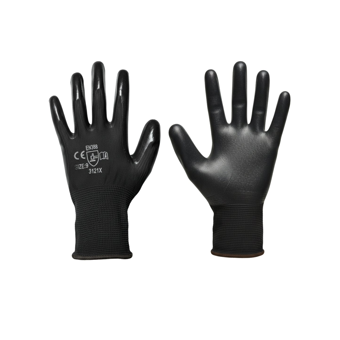 Guante Nylon 12 Pares Nitrilo Recubiertos (Guantes de Seguridad)