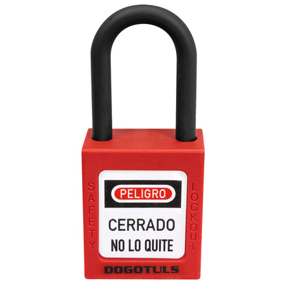 CANDADO BLOQUEO ROJO NY GANCHO NYLON - RL9009
