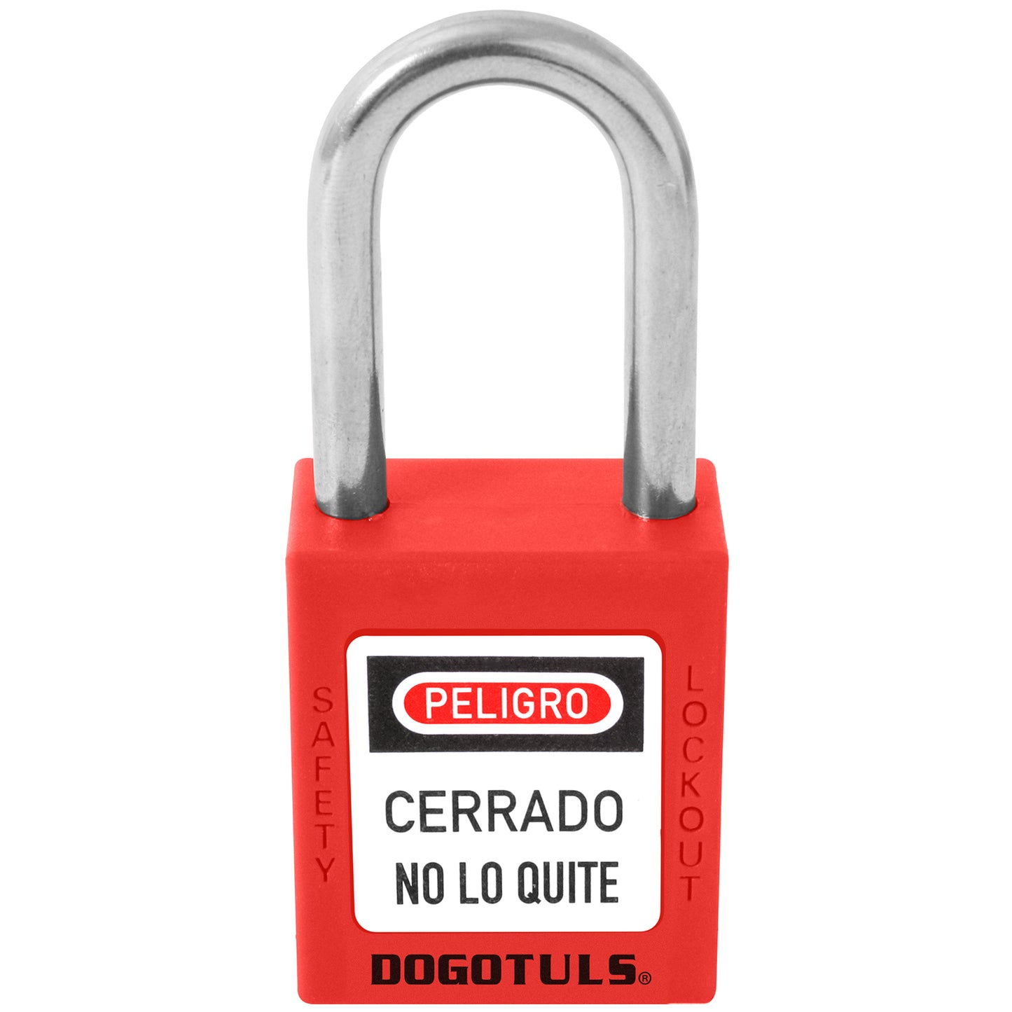 CANDADO BLOQUEO ROJO NY GANCHO ACERO - RL9010